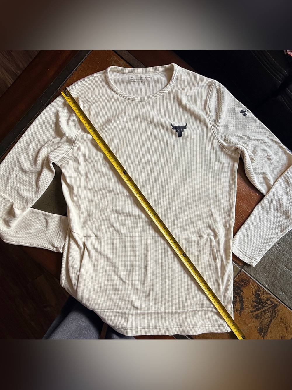 Under armour Henley cable knit cowl neck rodeo western muscle xl long sleeve top